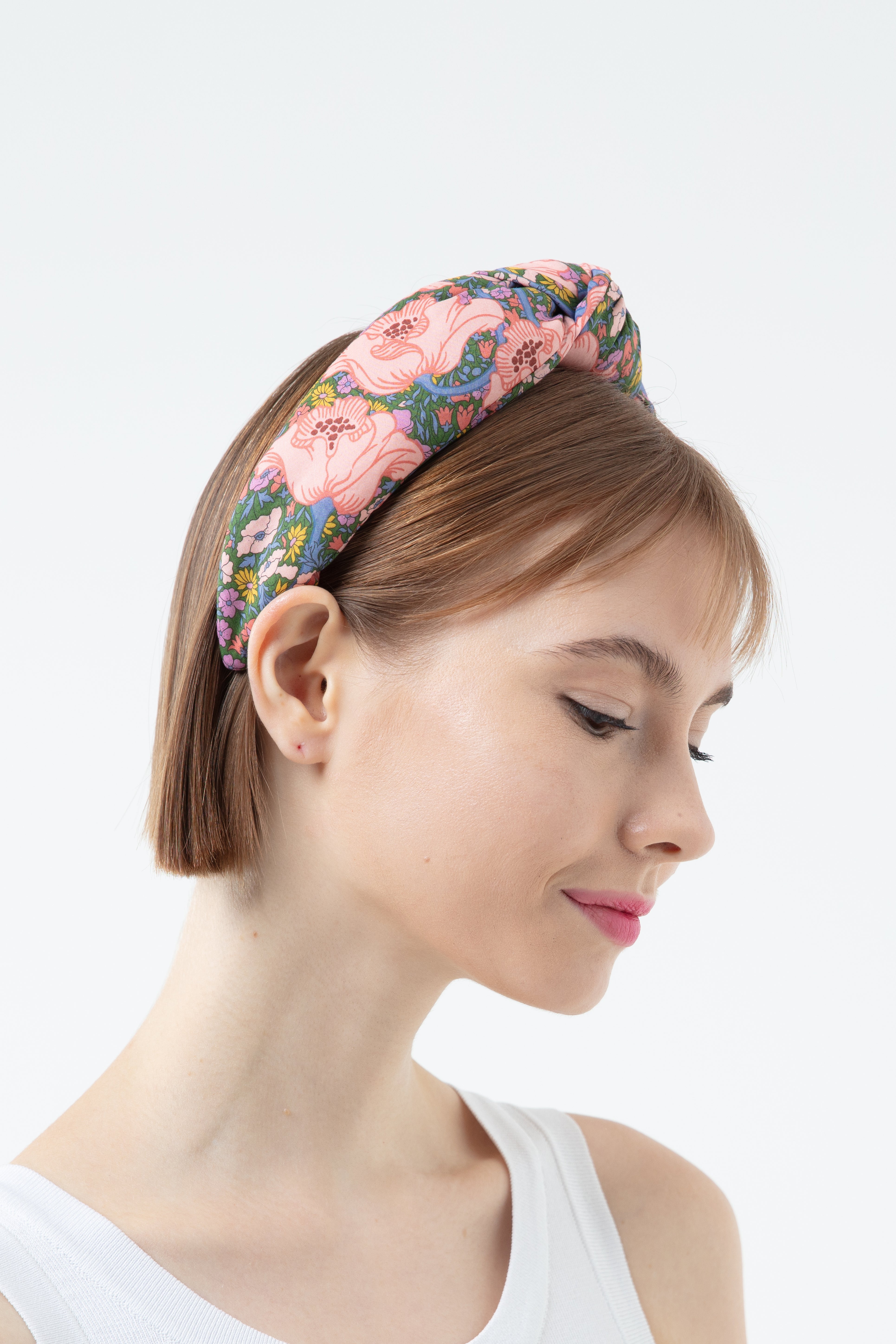 K/Woods Poise Knotted Hairband - Clementine Daisy
