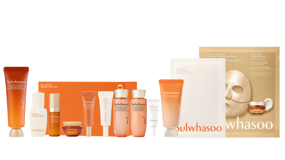 Receive 12pc gift (worth $279) with $550 nett spend on Sulwhasoo ( Gift with Purchase)
