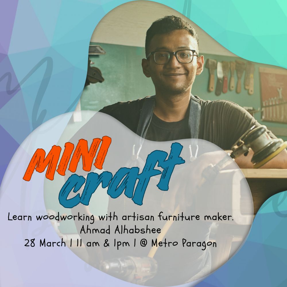 Woodworking Workshop by Urban Salvation at Metro Paragon - 28 March
