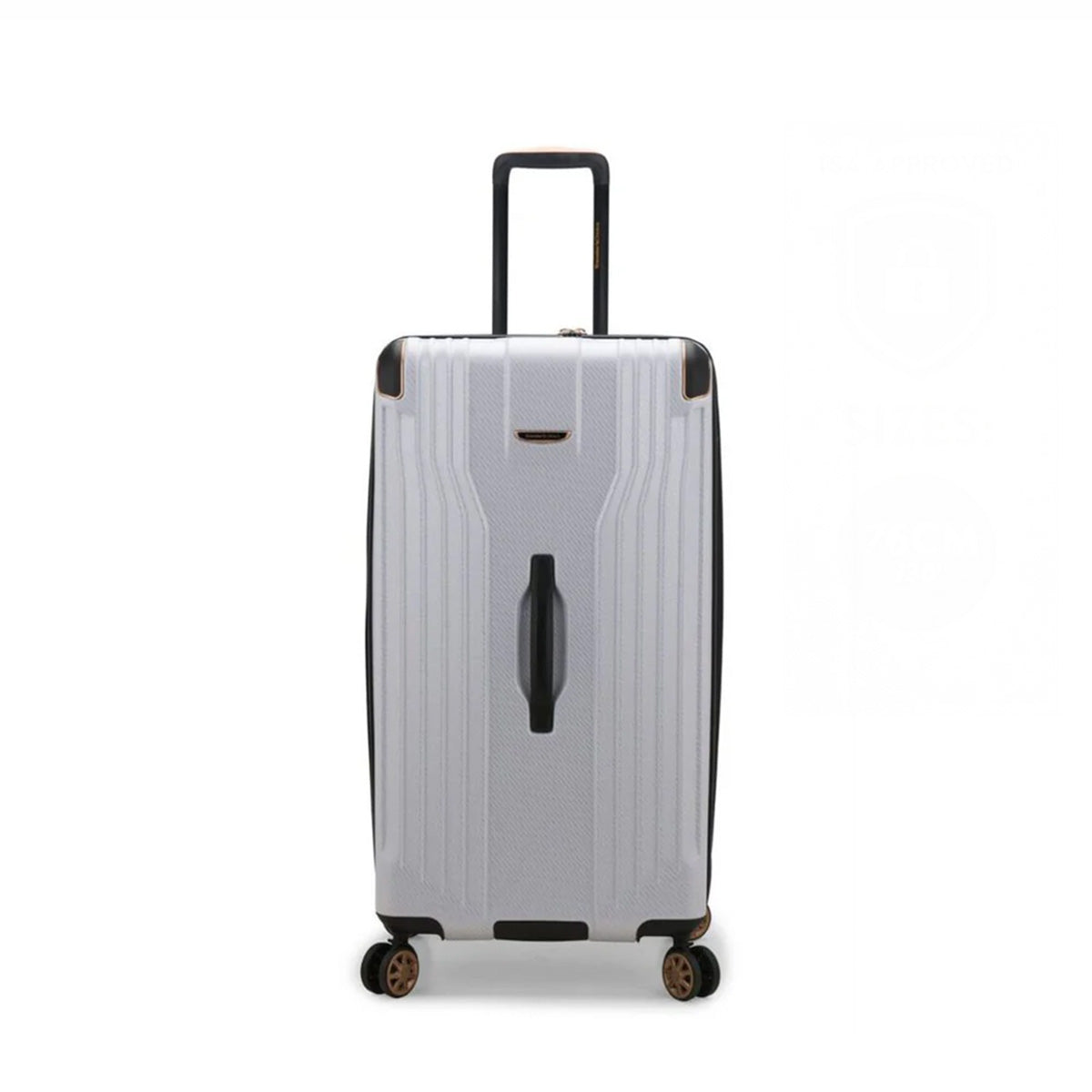 Traveler's Choice 30 White Trunk Spinner Luggage