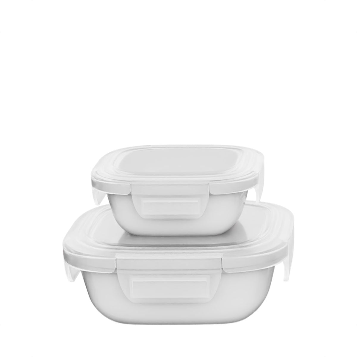 Corelle Coordinates Milkglass Storage Square 2pc Set