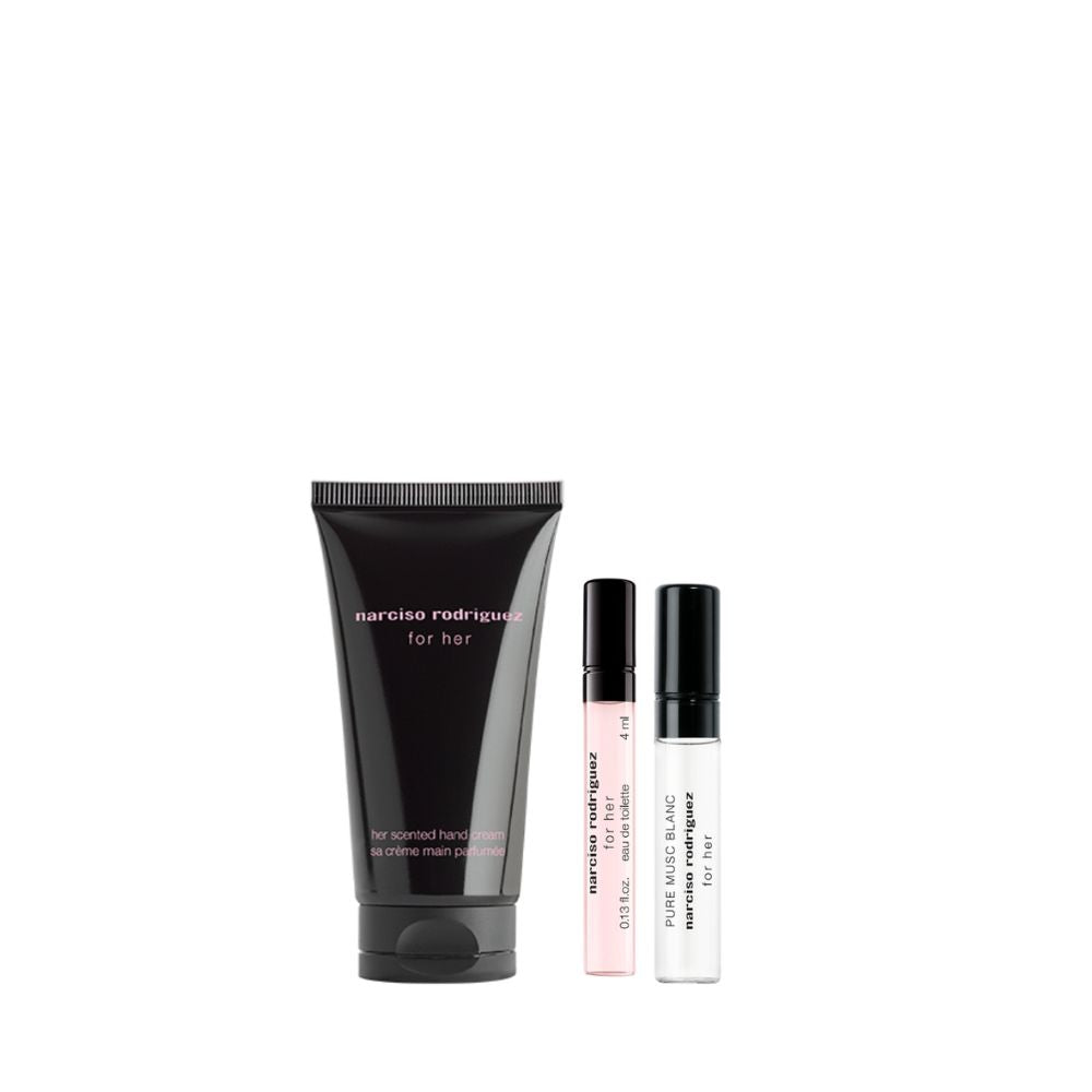 Receive 3-piece gift set with $150 nett spend on Narciso Rodriguez (Gift with Purchase)
