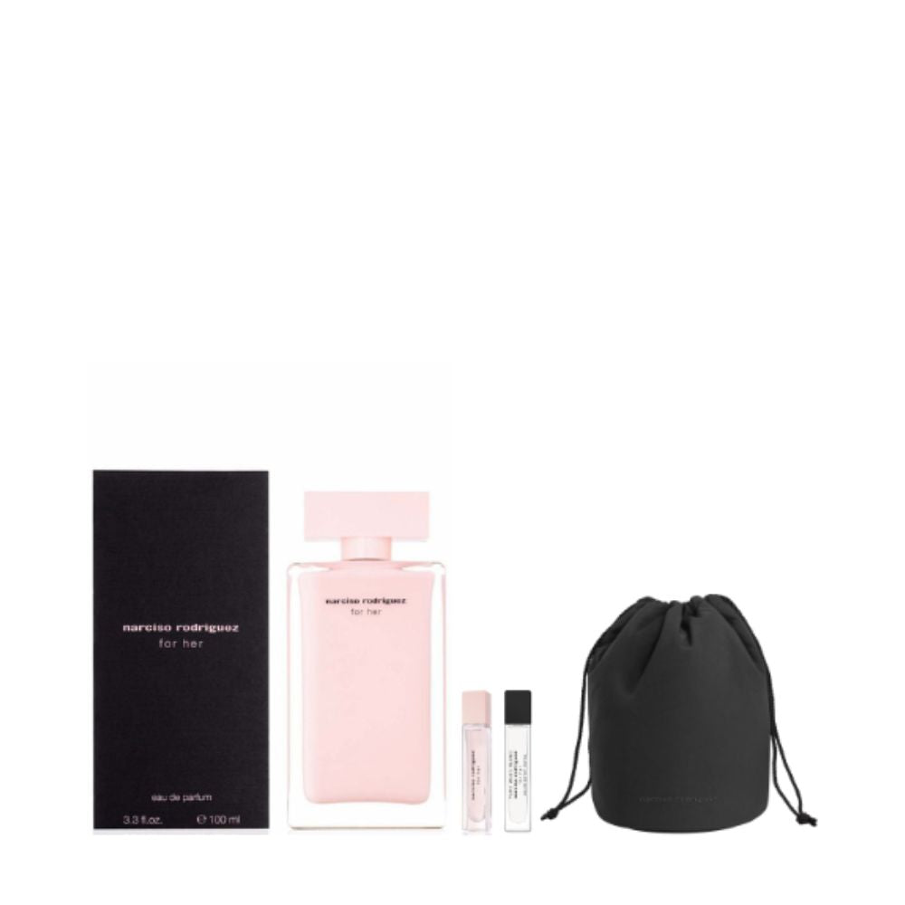 Narciso Rodriguez For Her EDP 100ml Gift Set (Worth $345)