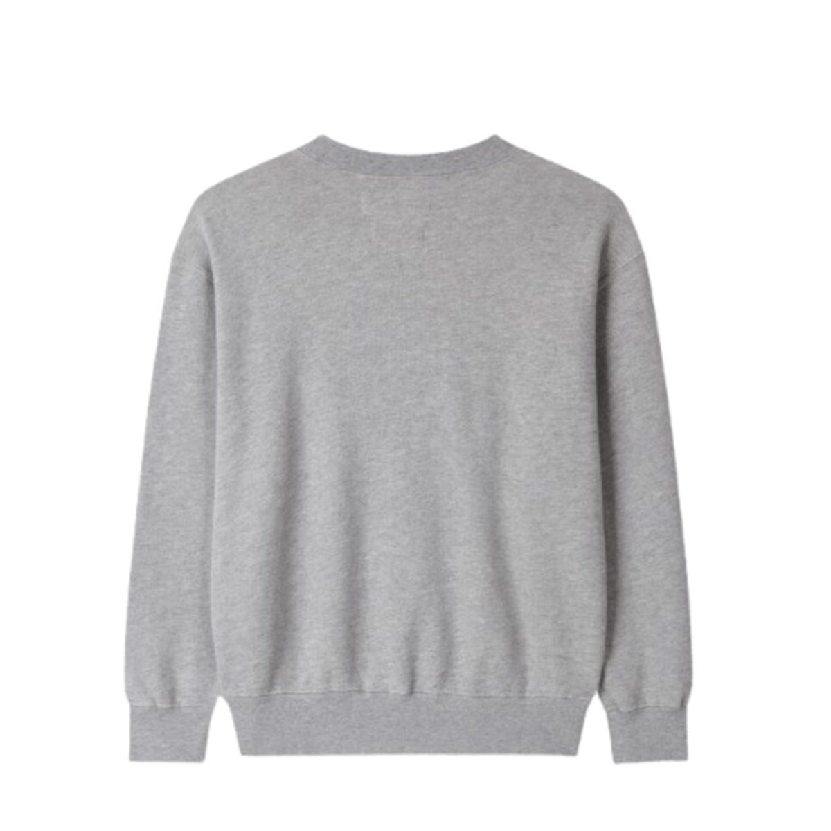 Man On The Boon Terry Sweat Crew Grey