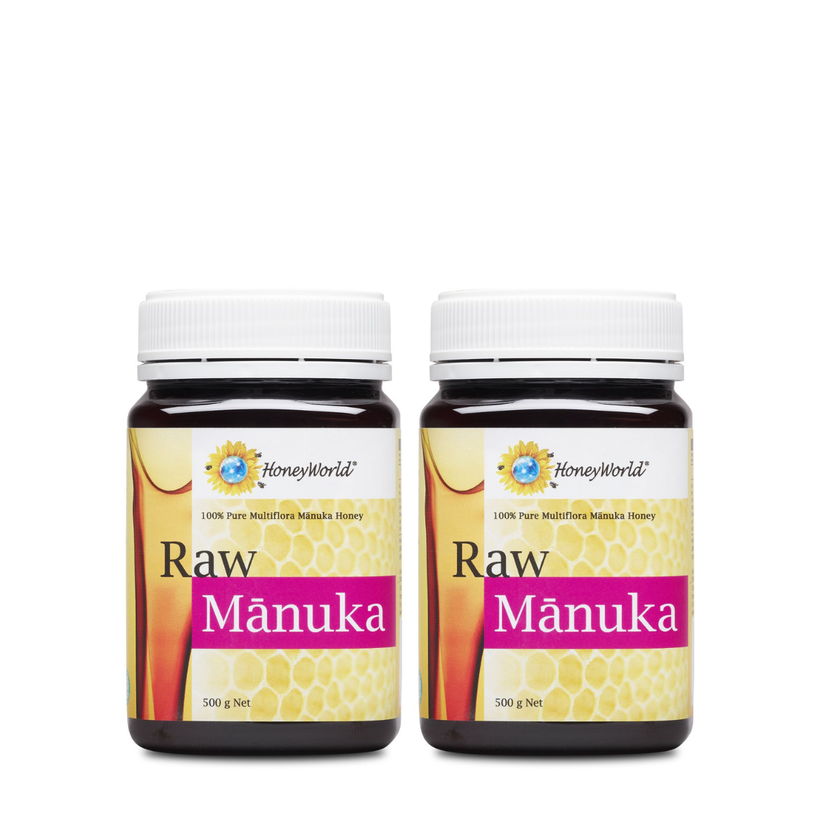 HoneyWorld® Raw Manuka 500g (2 Bottles)