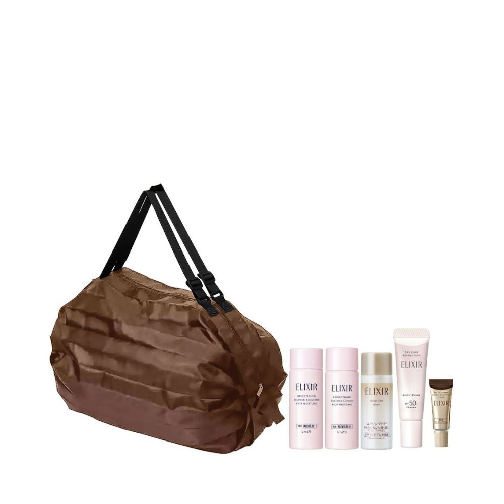Receive a Foldable Travel Bag + 5-pc gift set (worth $97) with $150 nett spend on ELIXIR (Gift with Purchase)