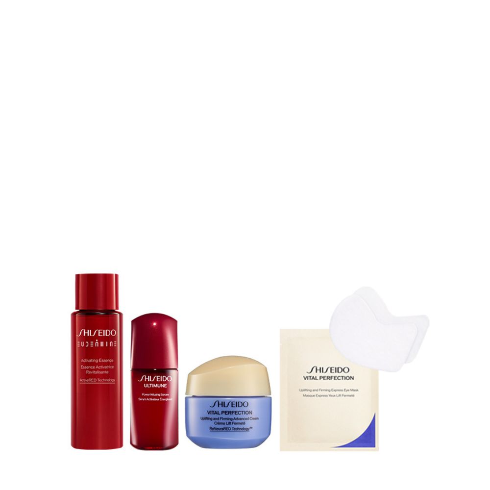 Receive 4-pc gift set (worth $142) with $250 nett spend on Shiseido (Gift with Purchase)