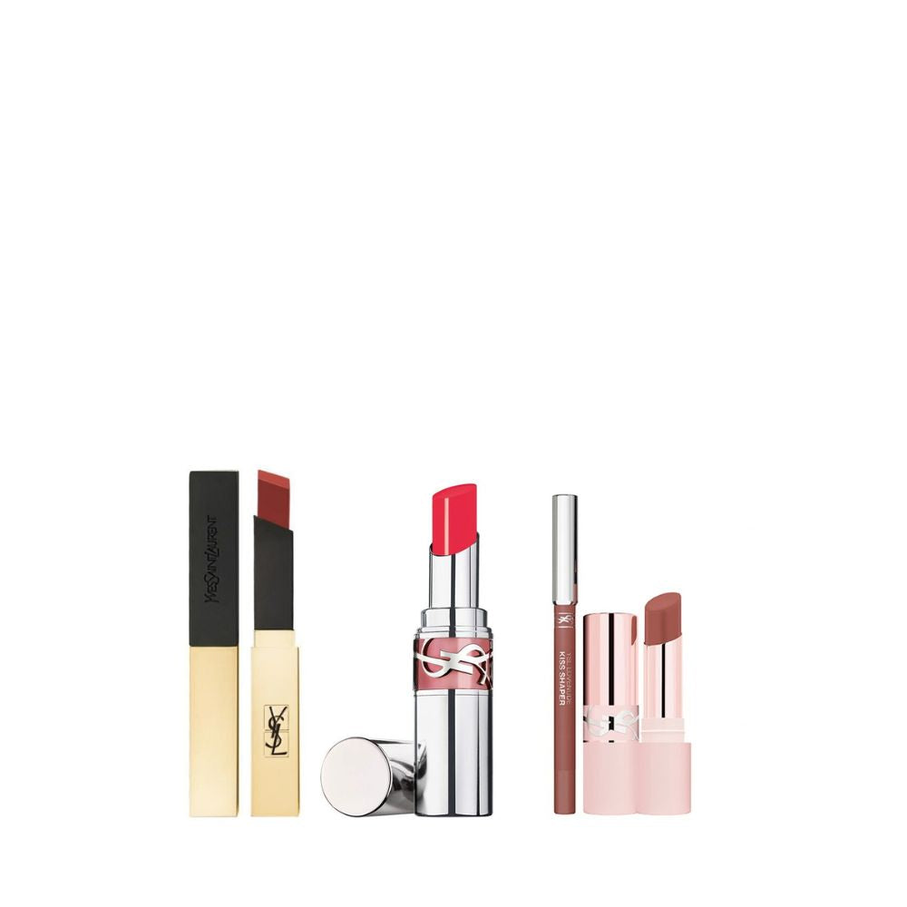 Yves Saint Laurent Signature Lip Duo Set with 2-pc Gifts