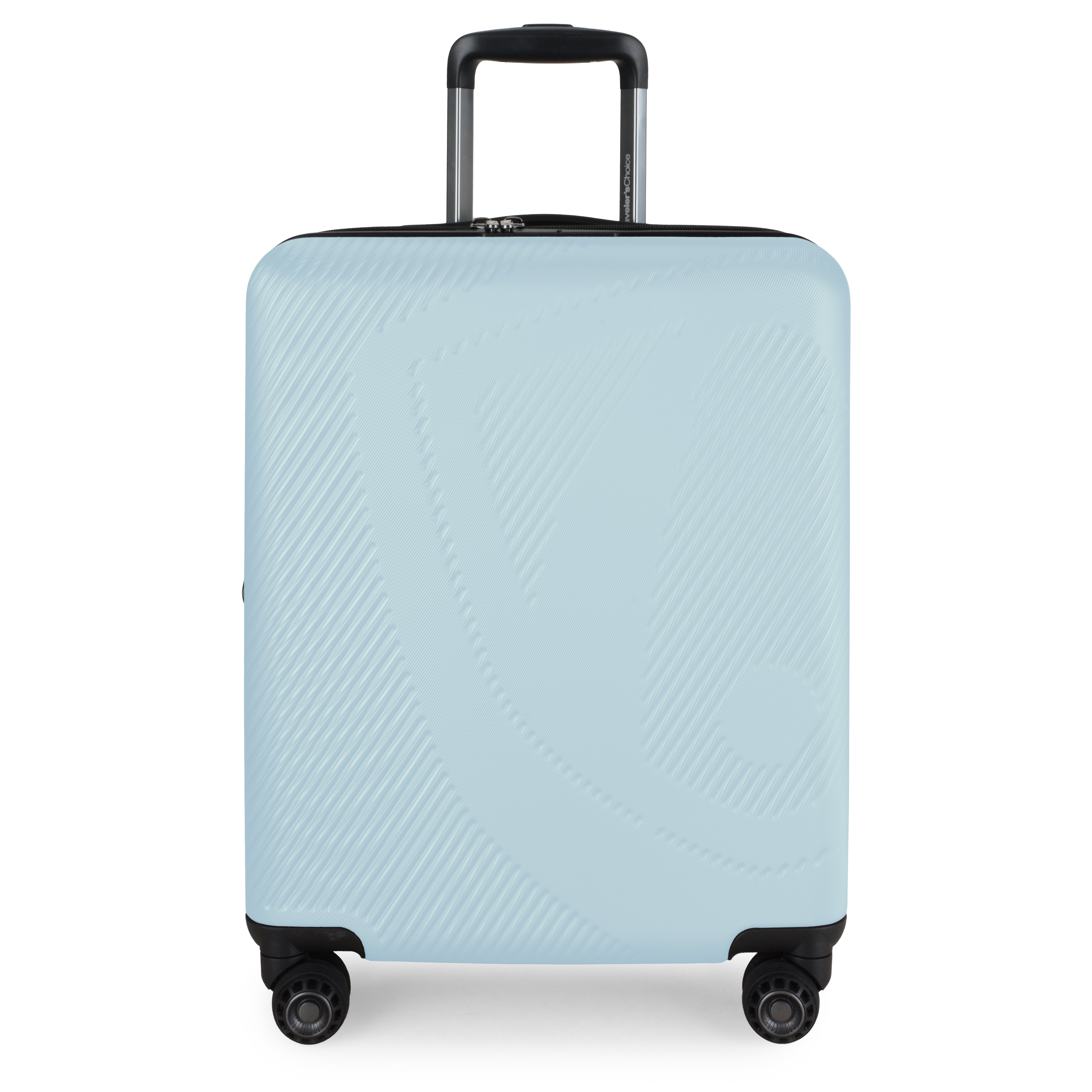 Traveler's Choice Cyclone Wheels Expandable Trolley Case with TSA Lock and Anti-theft Zipper