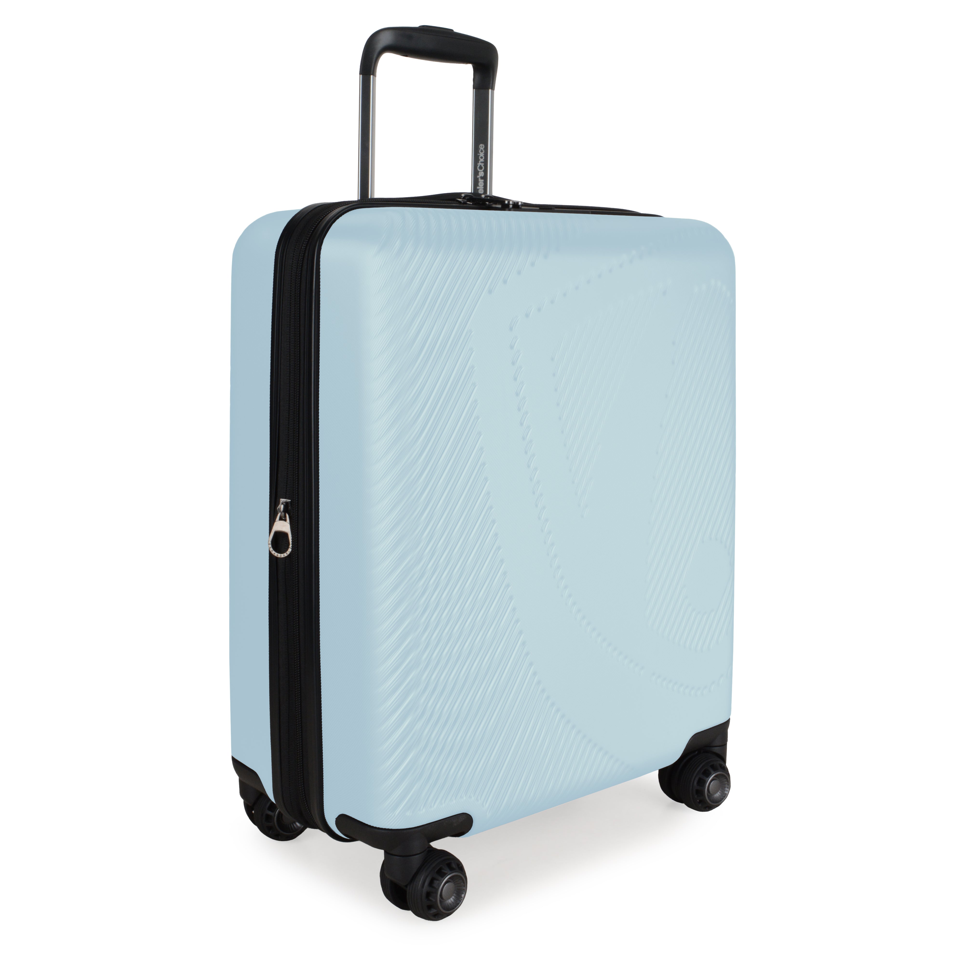 Traveler's Choice Cyclone Wheels Expandable Trolley Case with TSA Lock and Anti-theft Zipper