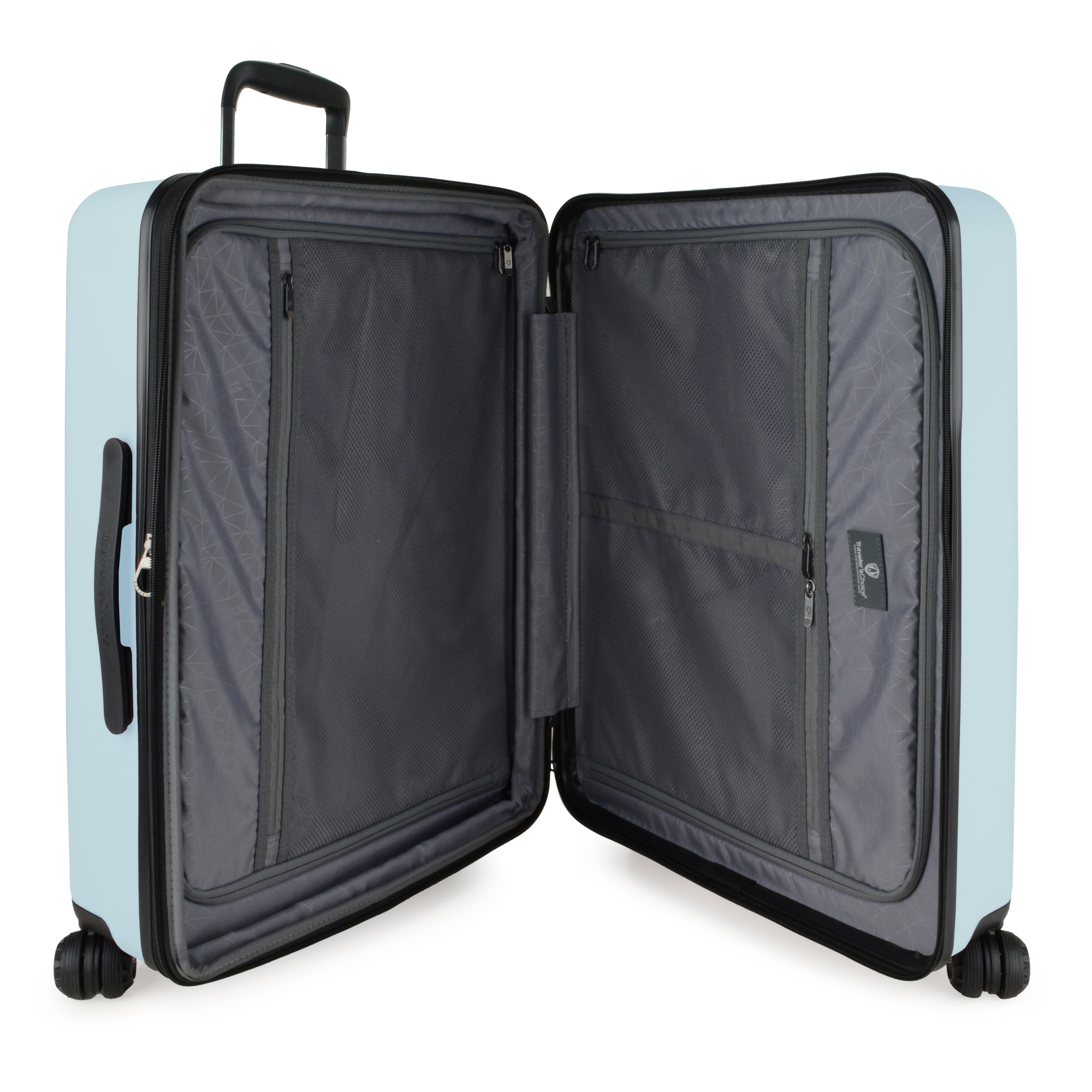 Traveler's Choice Cyclone Wheels Expandable Trolley Case with TSA Lock and Anti-theft Zipper