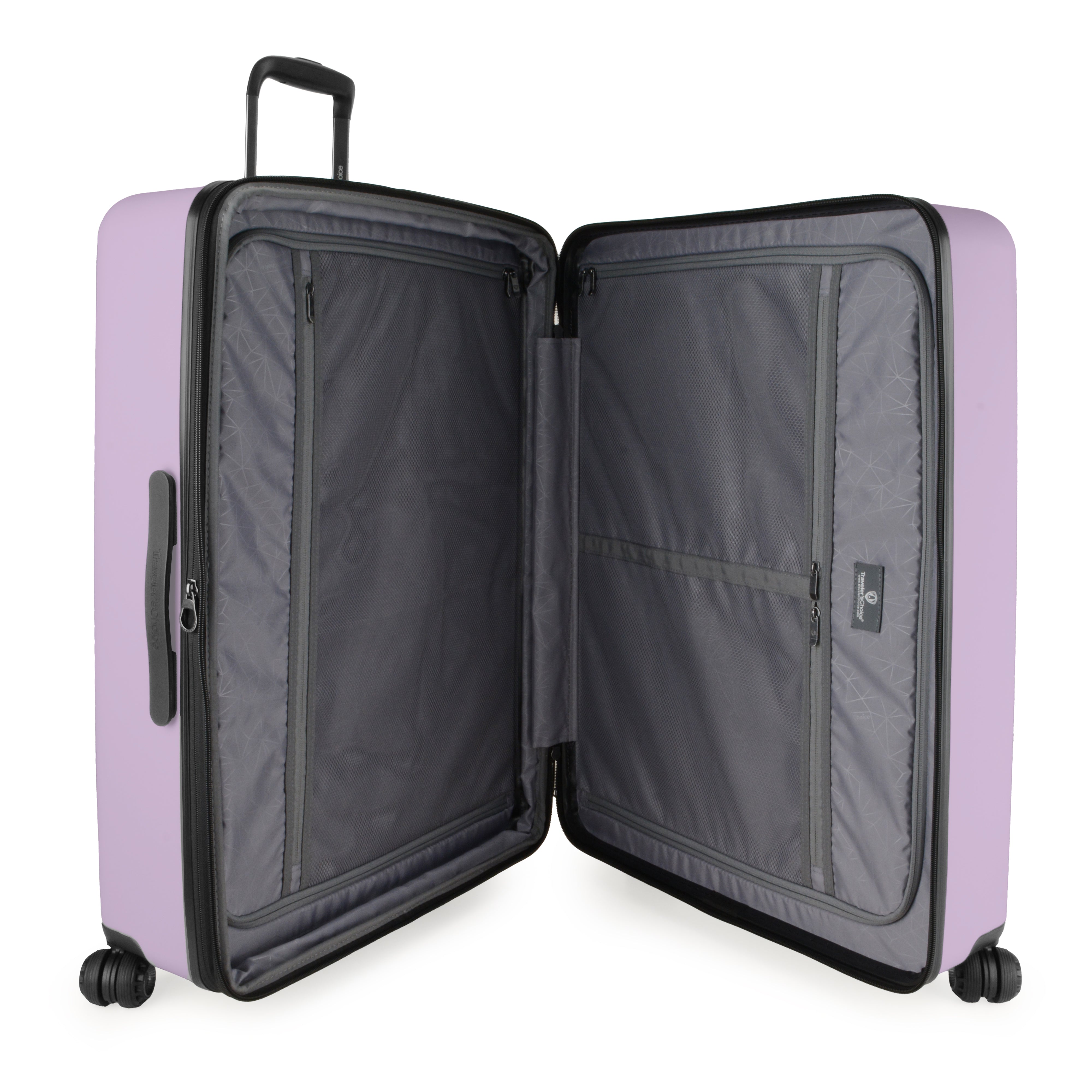 Traveler's Choice Cyclone Wheels Expandable Trolley Case with TSA Lock and Anti-theft Zipper