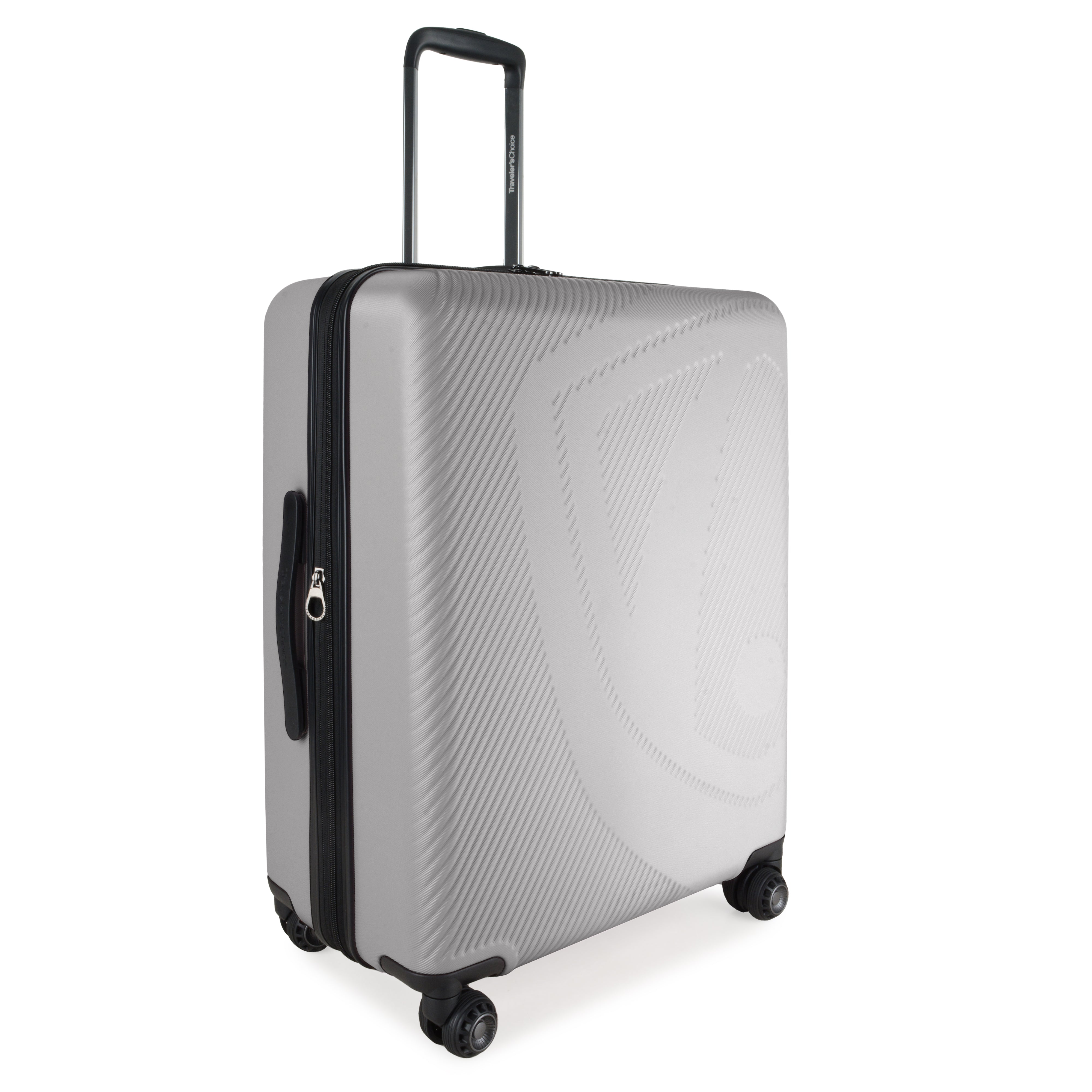 Traveler's Choice Cyclone Wheels Expandable Trolley Case with TSA Lock and Anti-theft Zipper