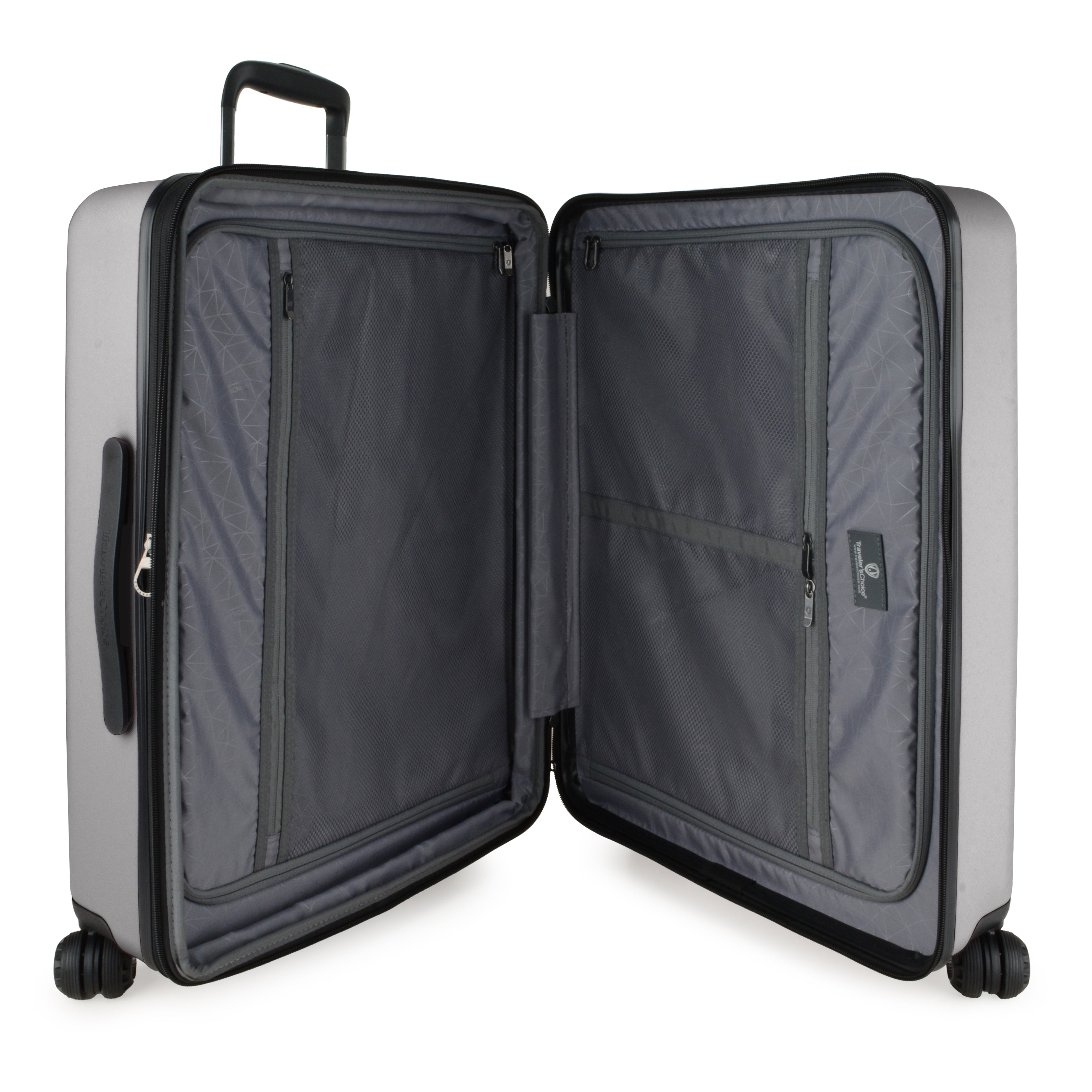 Traveler's Choice Cyclone Wheels Expandable Trolley Case with TSA Lock and Anti-theft Zipper