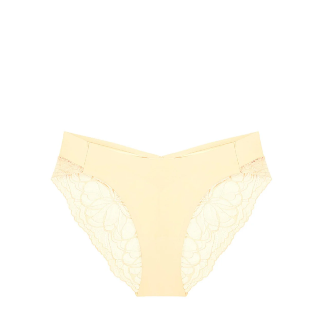 Triumph Body Make Up Illusion Lace High Leg Honey Yellow