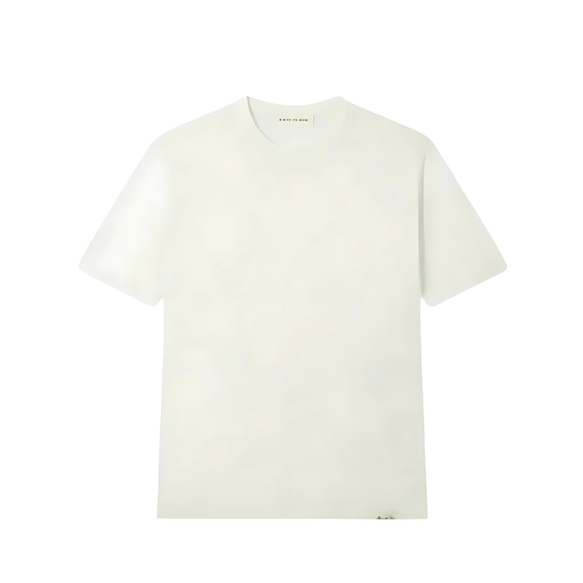 Man On The Boon Essential Summer Crew Neck Cream