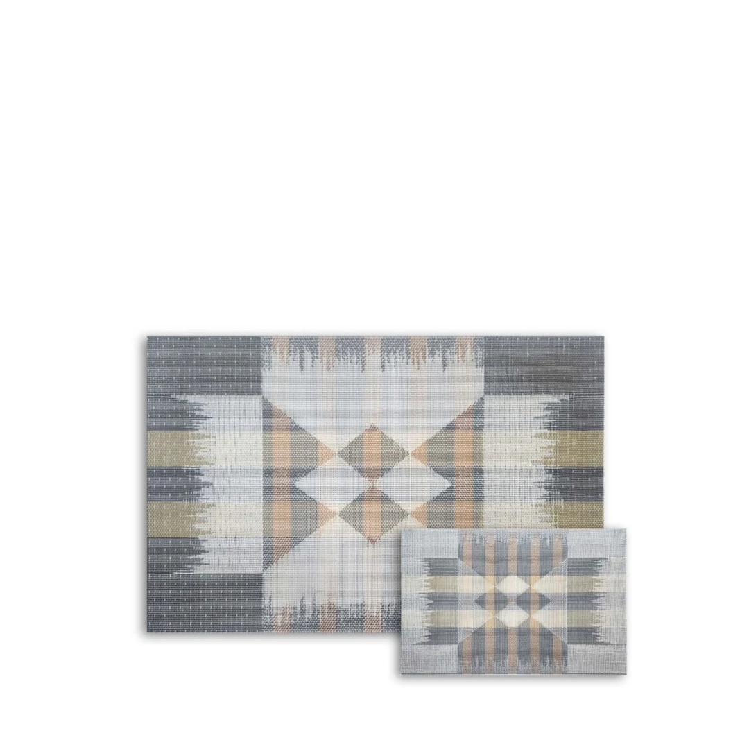 J. Rapee Burlap Placemat Grey