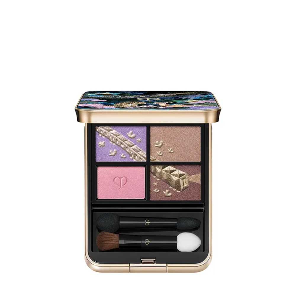 Clé de Peau Beauté Eye Color Quad 504 Pastel Tea Safari 6g (Holiday 2025 Limited Edition)