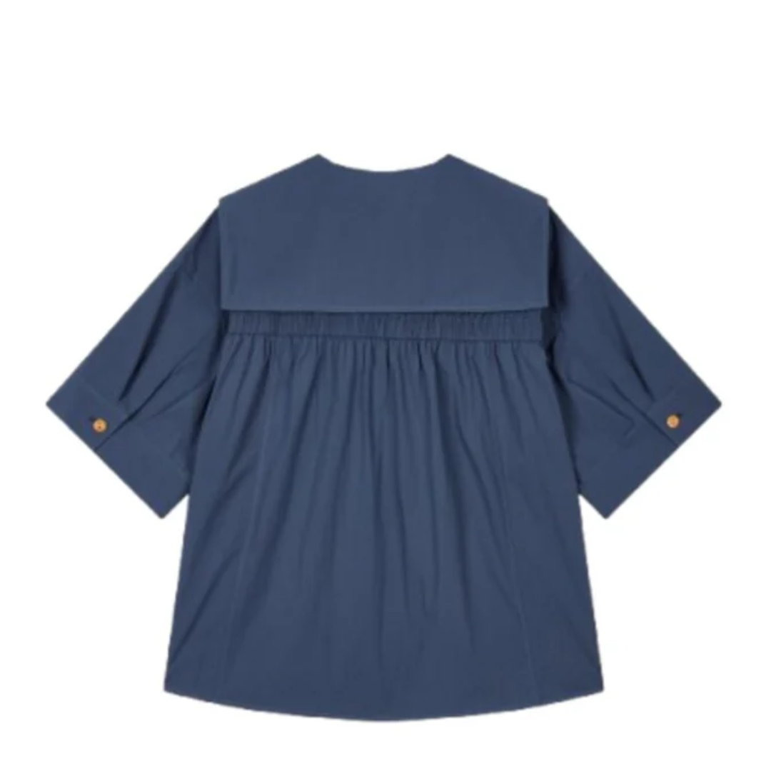 Studio Tomboy Sailor Collar Shirt Blue