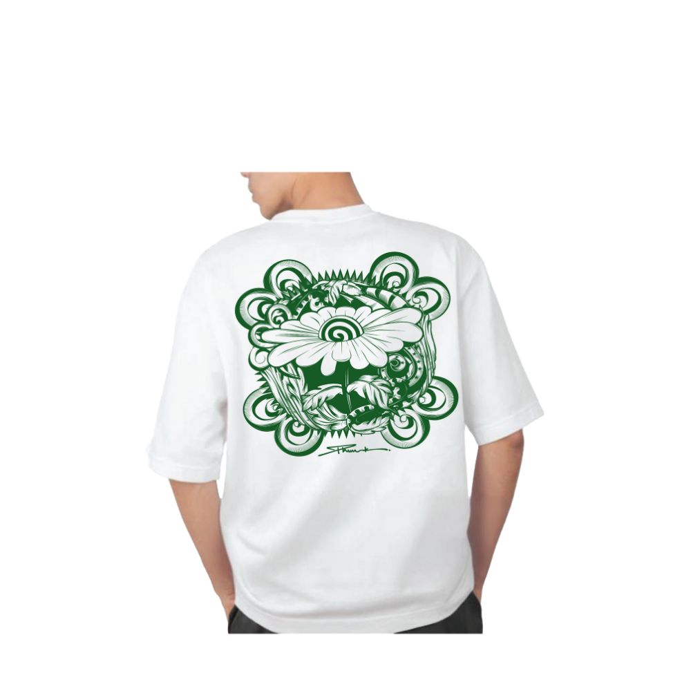 Studio Tomboy x Phunk Collab T-Shirt – Print B-Green