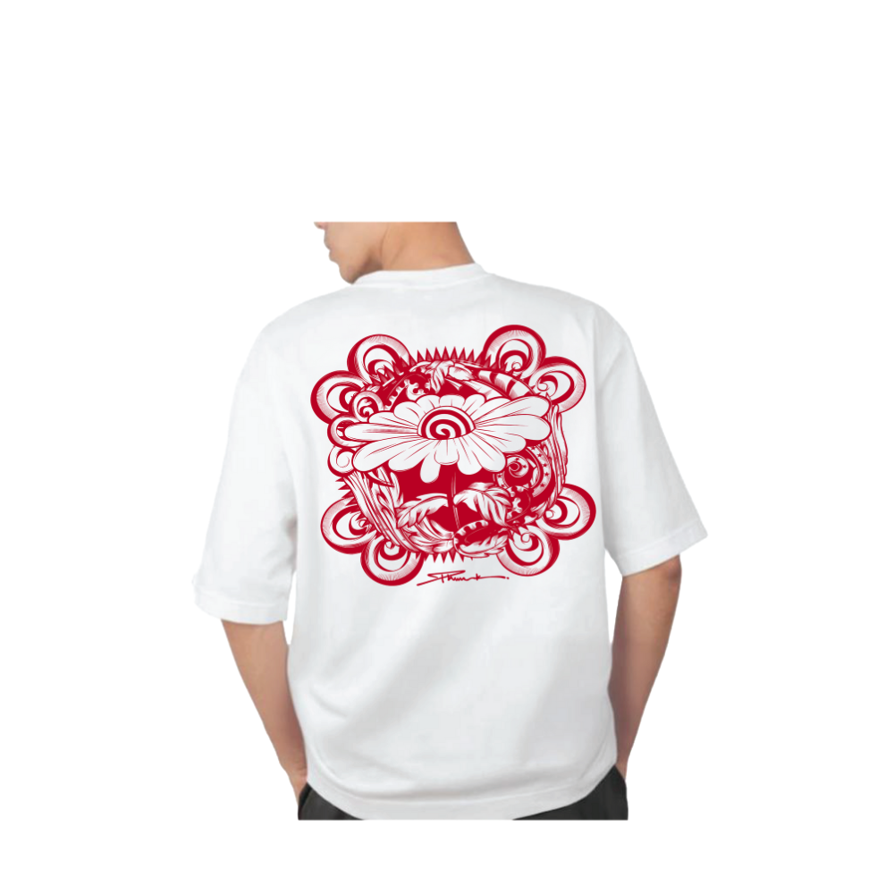 Studio Tomboy x Phunk Collab T-Shirt – Print B-Red