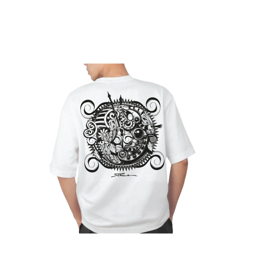 Studio Tomboy x Phunk Collab T-Shirt – Small Print A-Monochrome