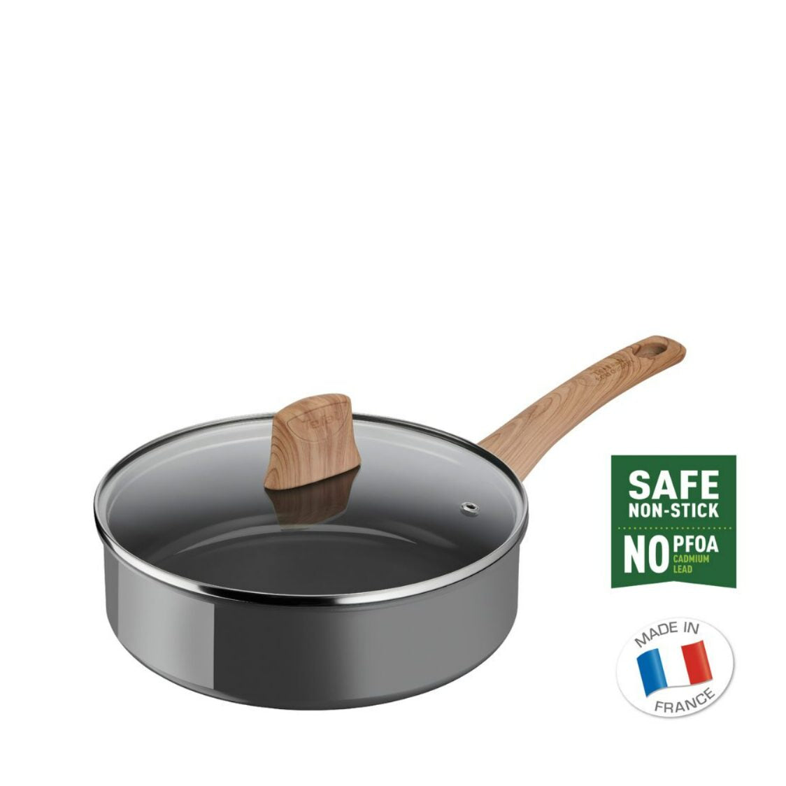 Tefal Renew IH Sautepan 24cm with Lid (C42532)