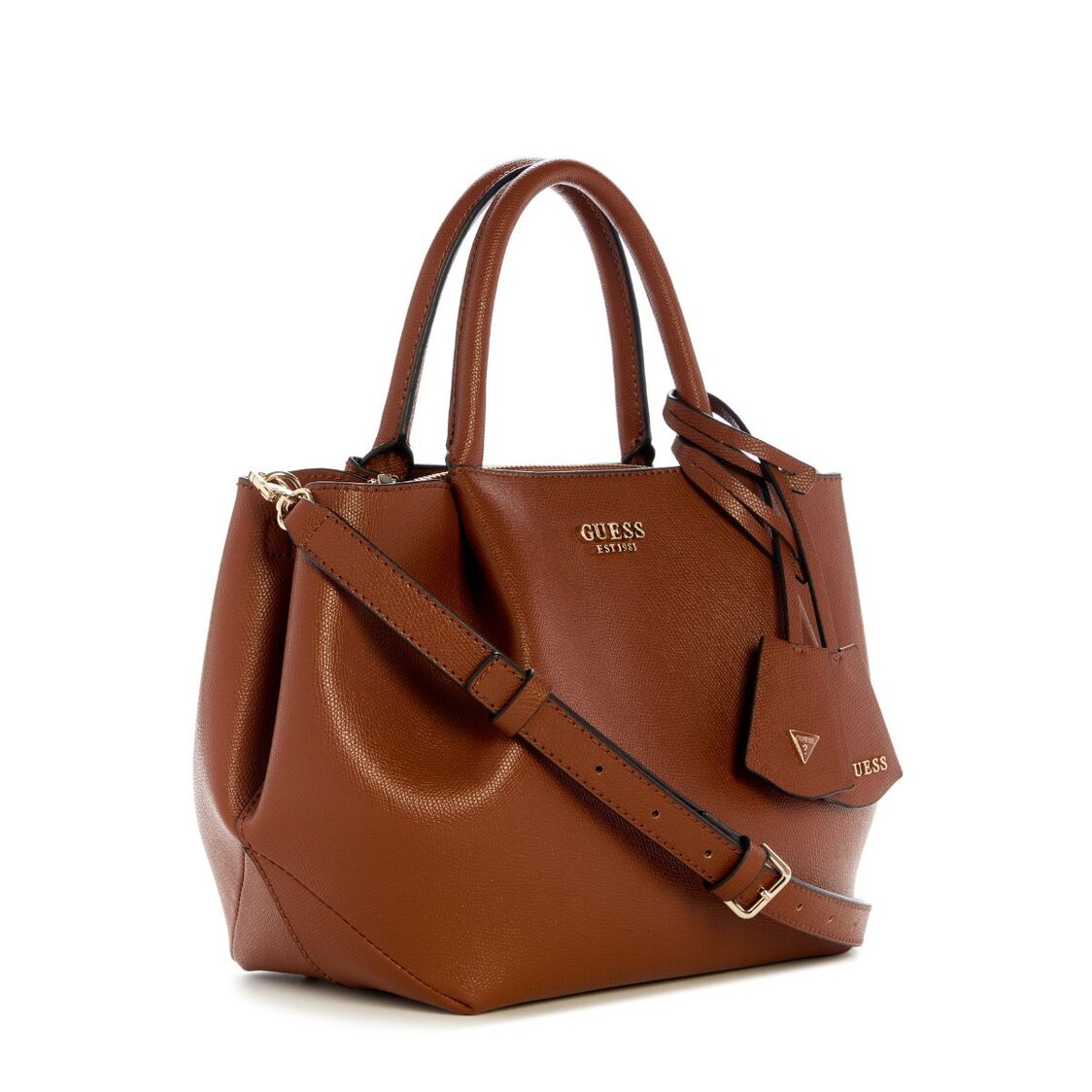 Guess Amorette Girlfriend Satchel - Cognac