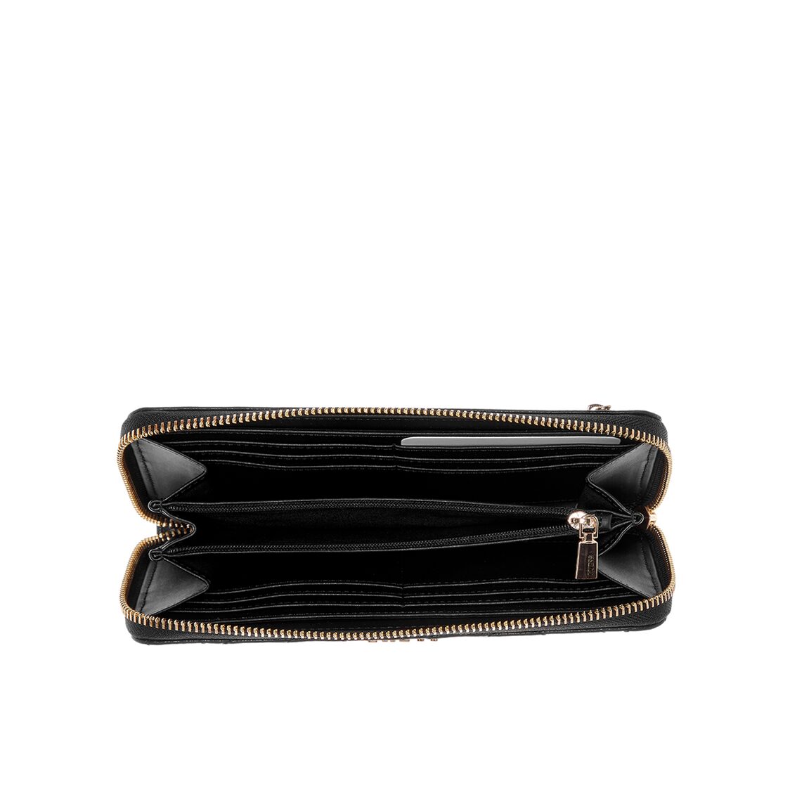 CALEBRA SLG LARGE ZIP AROUND,BLACK