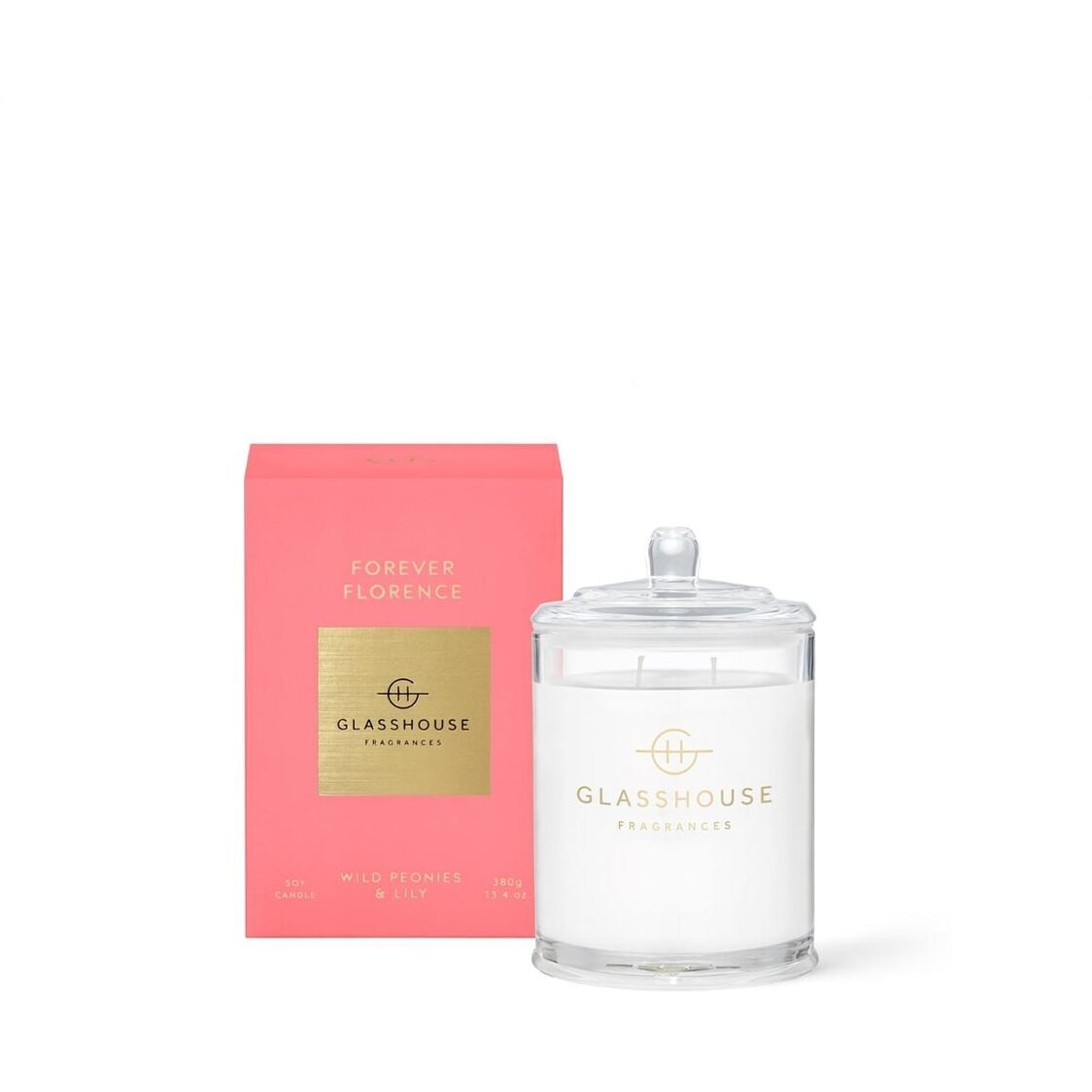 Glasshouse Fragrances Soy Candle - Forever Florence
