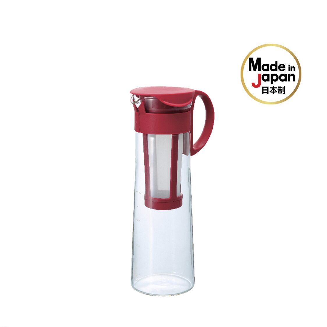 HARIO "Mizudashi" Cold Brew Coffee Pot 1000ml - Red (MCPN-14R)
