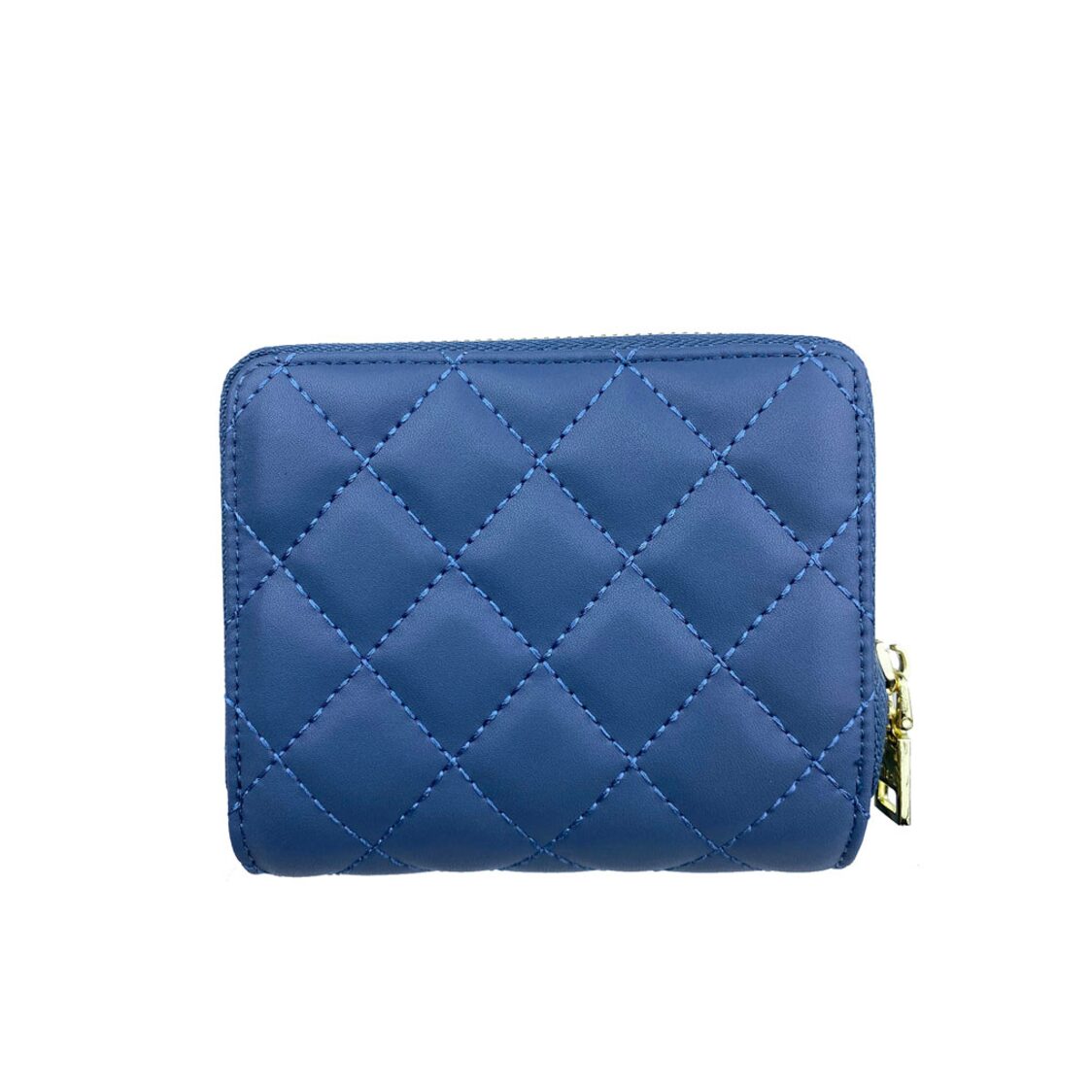 Mel&Co Quilted Bifold Snap Wallet With Zip-Around Compartment