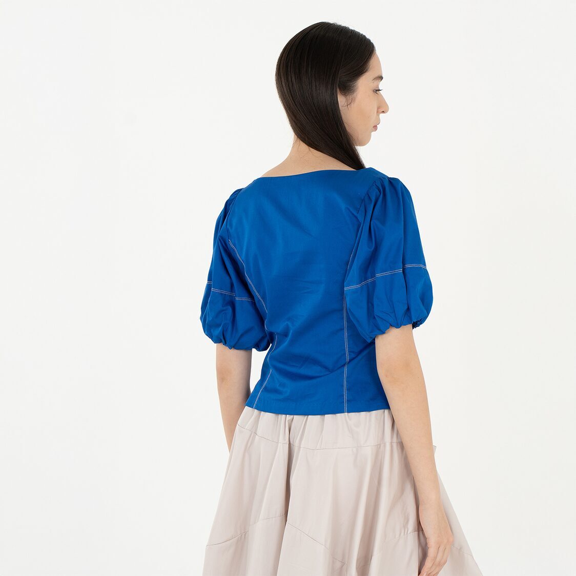 K/Woods Stain Repellent Seam Theory Top in Blue