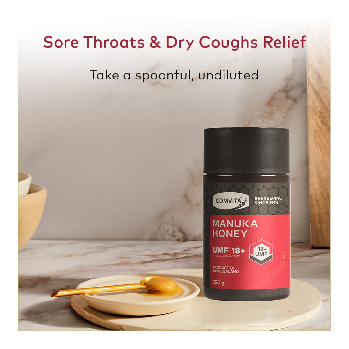 Comvita UMF 18+ Manuka Honey 250g