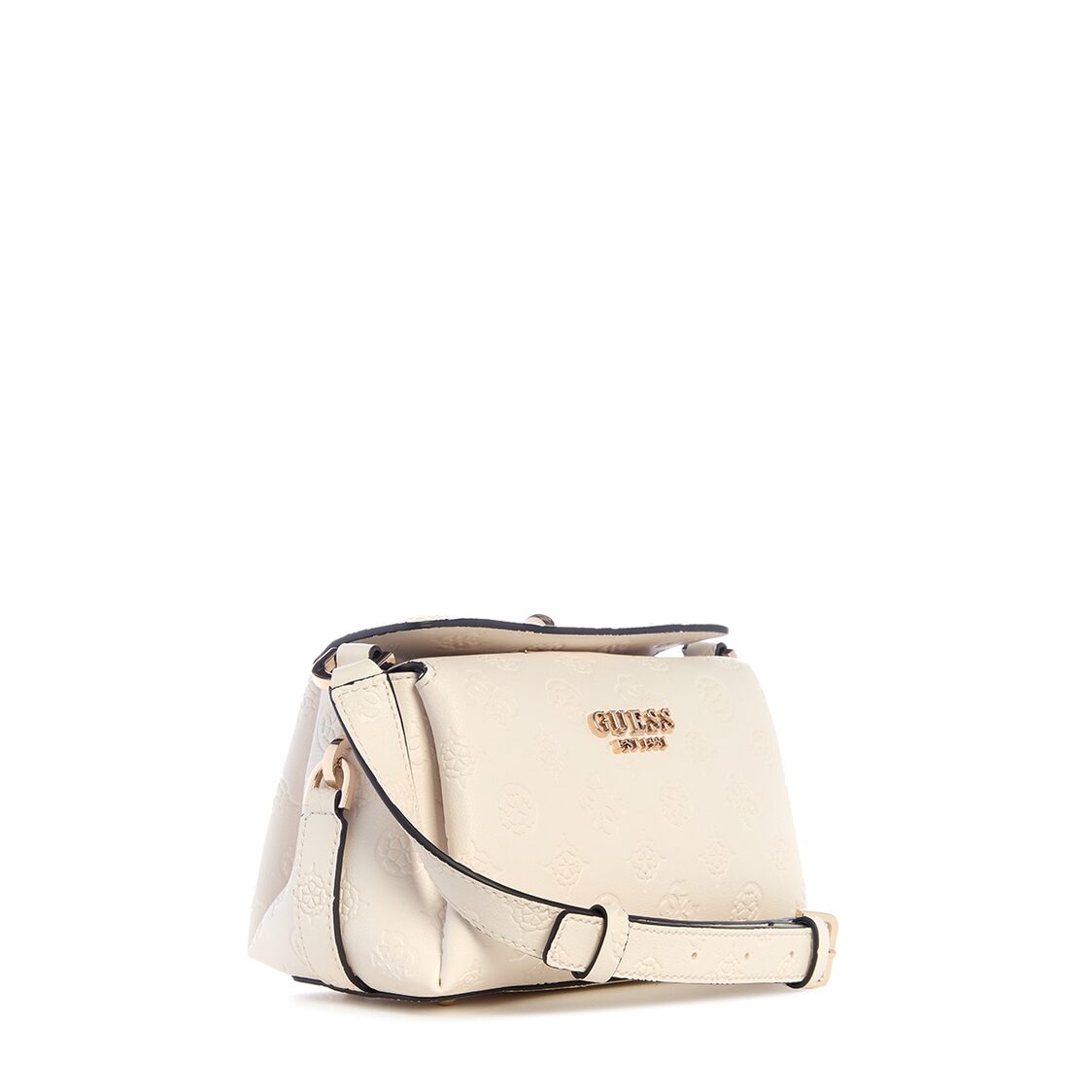Guess Phoebe Mini Crossbody Bag - Off White Logo