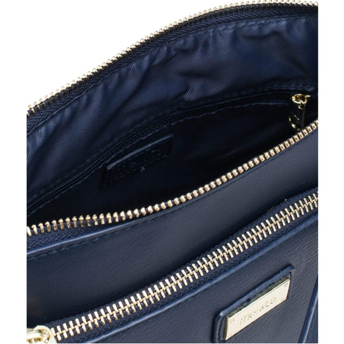 Mel&Co Faux Leather Shoulder & Sling Bag Navy