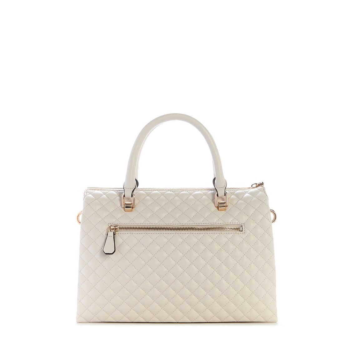 Guess Everlee Girlfriend Satchel - Off White
