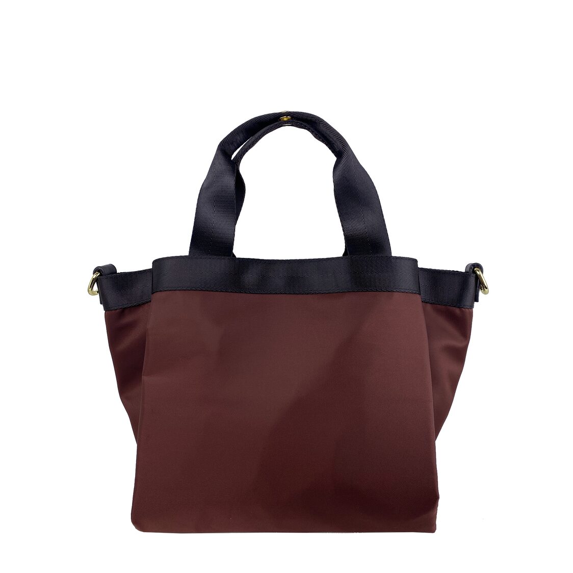 Mel&Co Nylon Satchel Top Handle With Font Zip Pocket