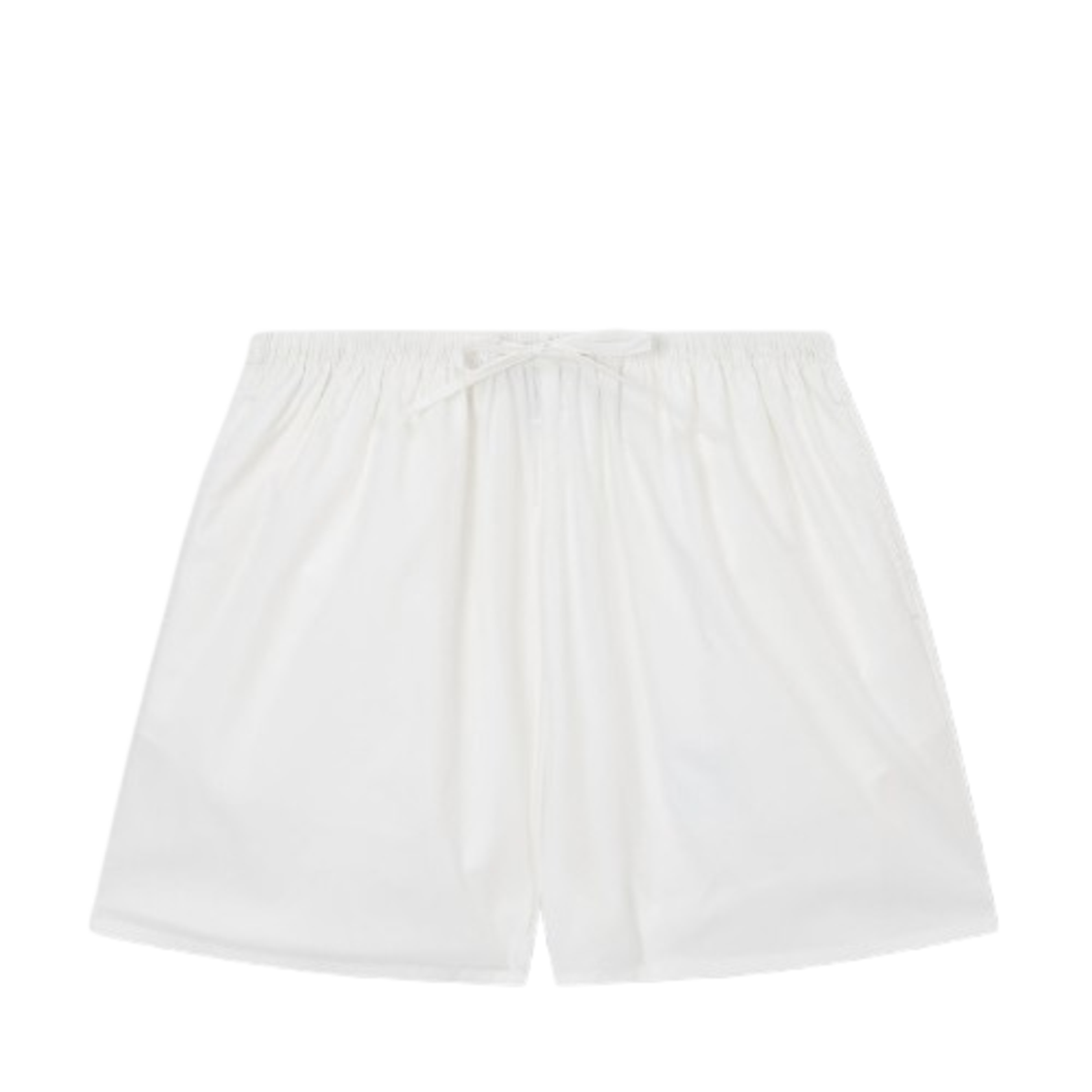 Jaju Women 60s Cotton Shirring Pajama Pants White