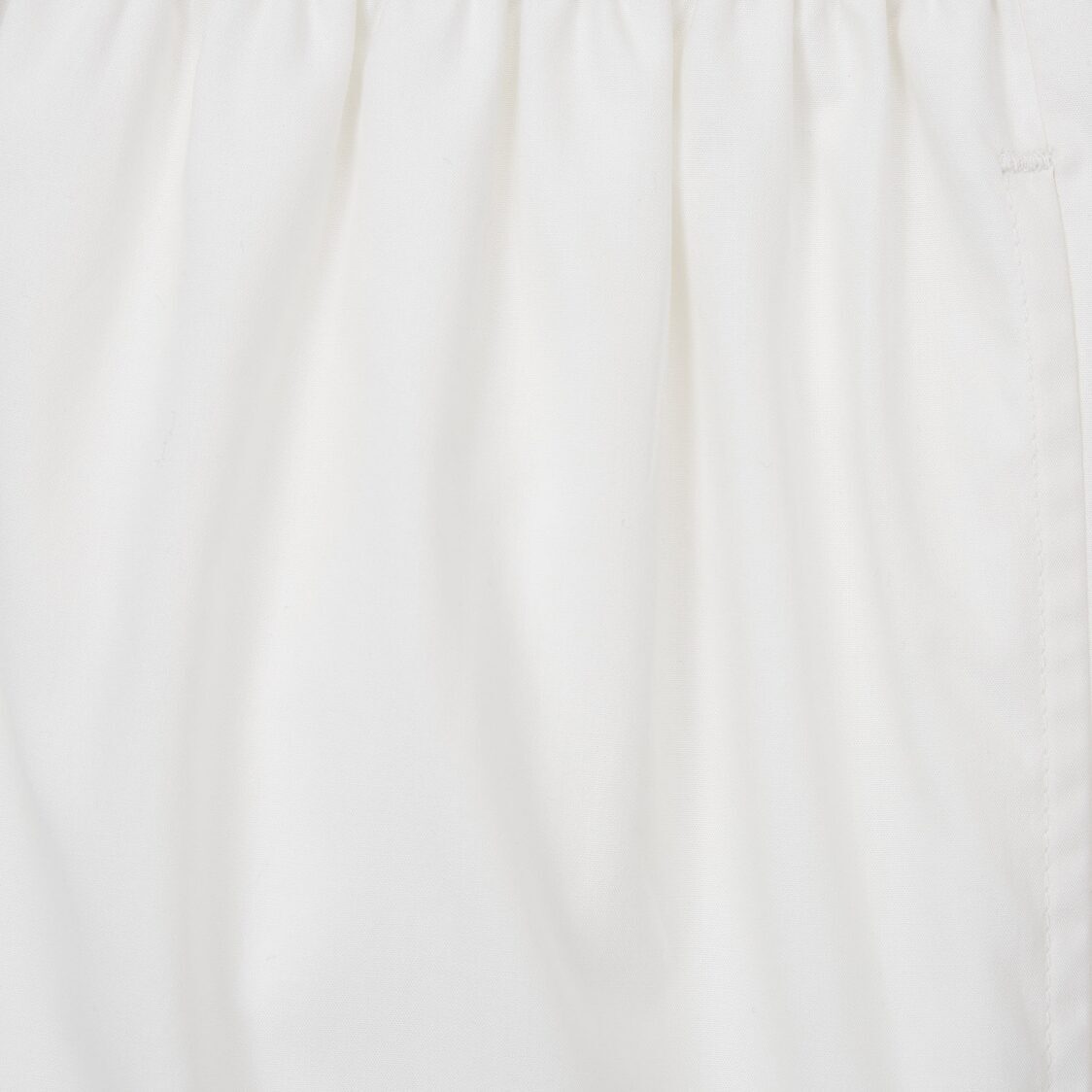 Jaju Women 60s Cotton Shirring Pajama Pants White