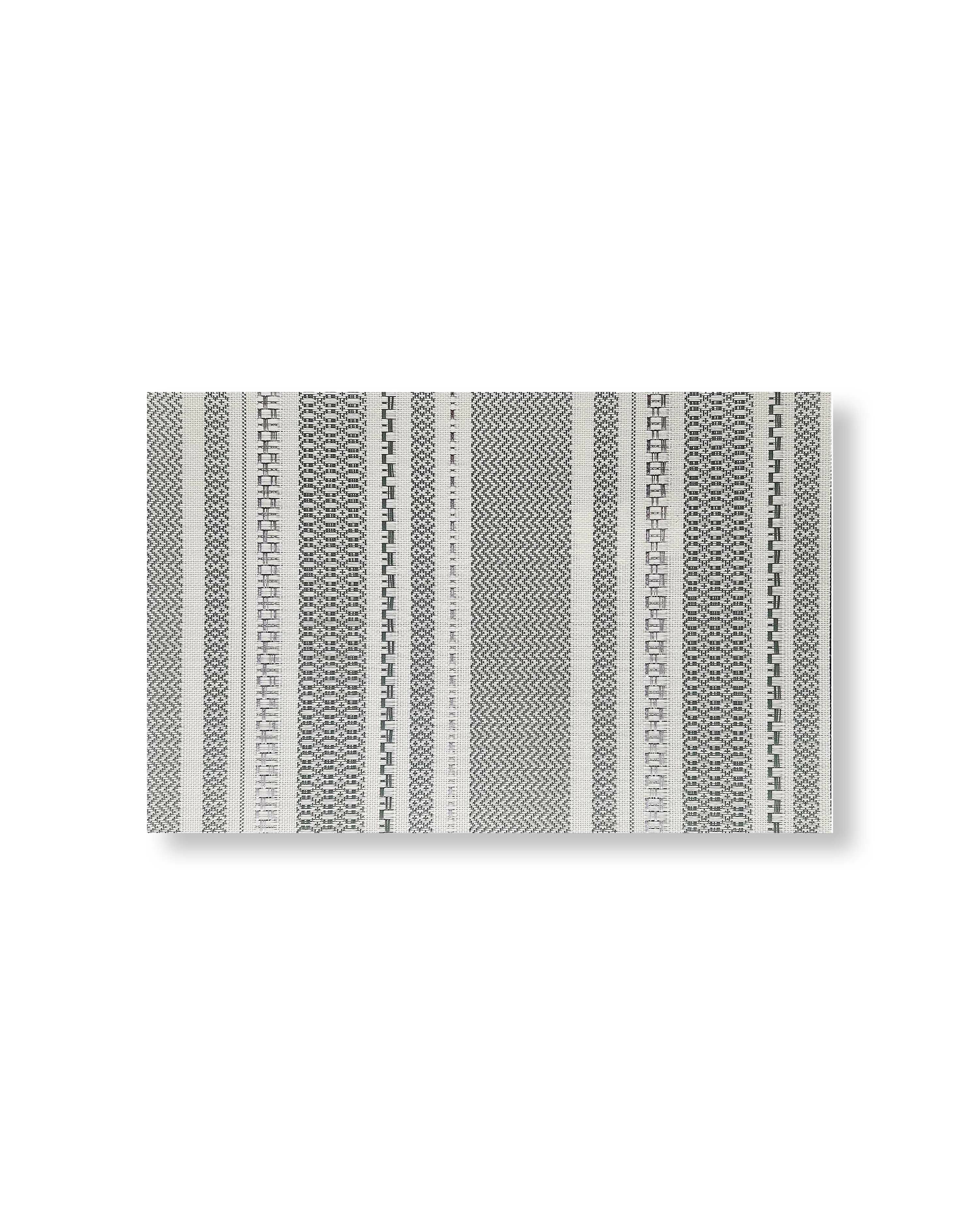 Rapee Fineline Woven Texilene Placemat – Geometric Design – 30 x 45 cm – Grey