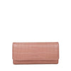 Mel&Co Croco Tri-Fold Long Wallet