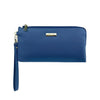 Mel&Co Saffiano Leatherette Slim Wristlet Pouch