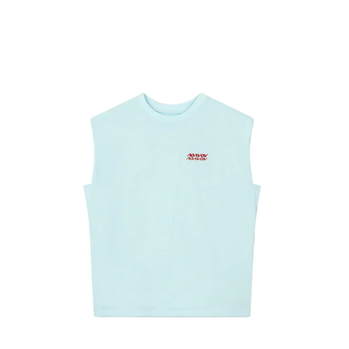 Voice Of Voices Strawberry Print Sleeveless Tshirt Mint