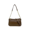 Mel&Co Faux Nappa Leather Semi-Chain Shoulder Bag