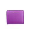 Mel&Co Saffiano-Effect Snap Wallet With Zip-Around Compartment