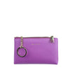Mel&Co Saffiano-Effect Coin Pouch with Keyring