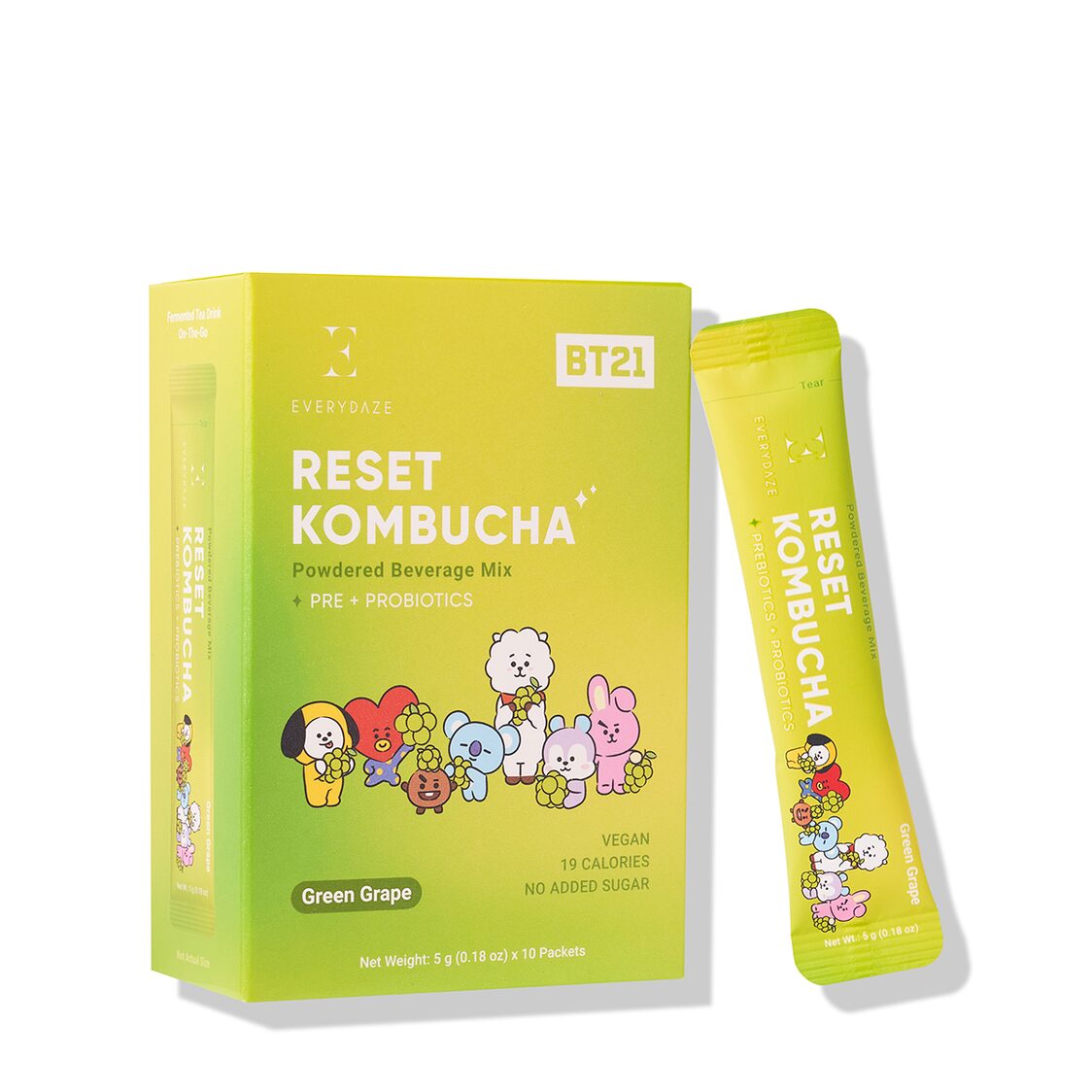 Everydaze Reset Kombucha 10 Sachets