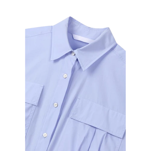 Voice Of Voices Drawstring Pocket Blouse