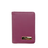 Mel&Co Saffiano Leatherette Bifold Card Holder